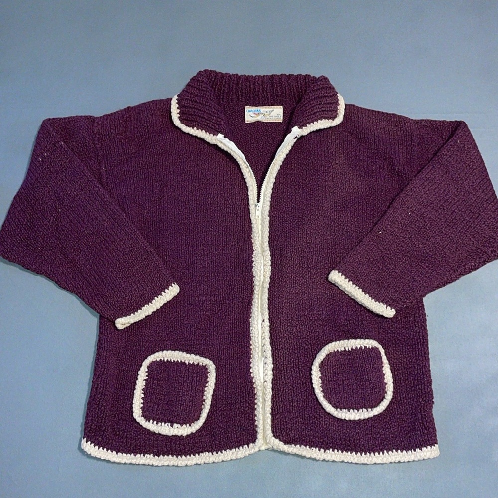 Vintage Chacras Handmade Wool Cardigan